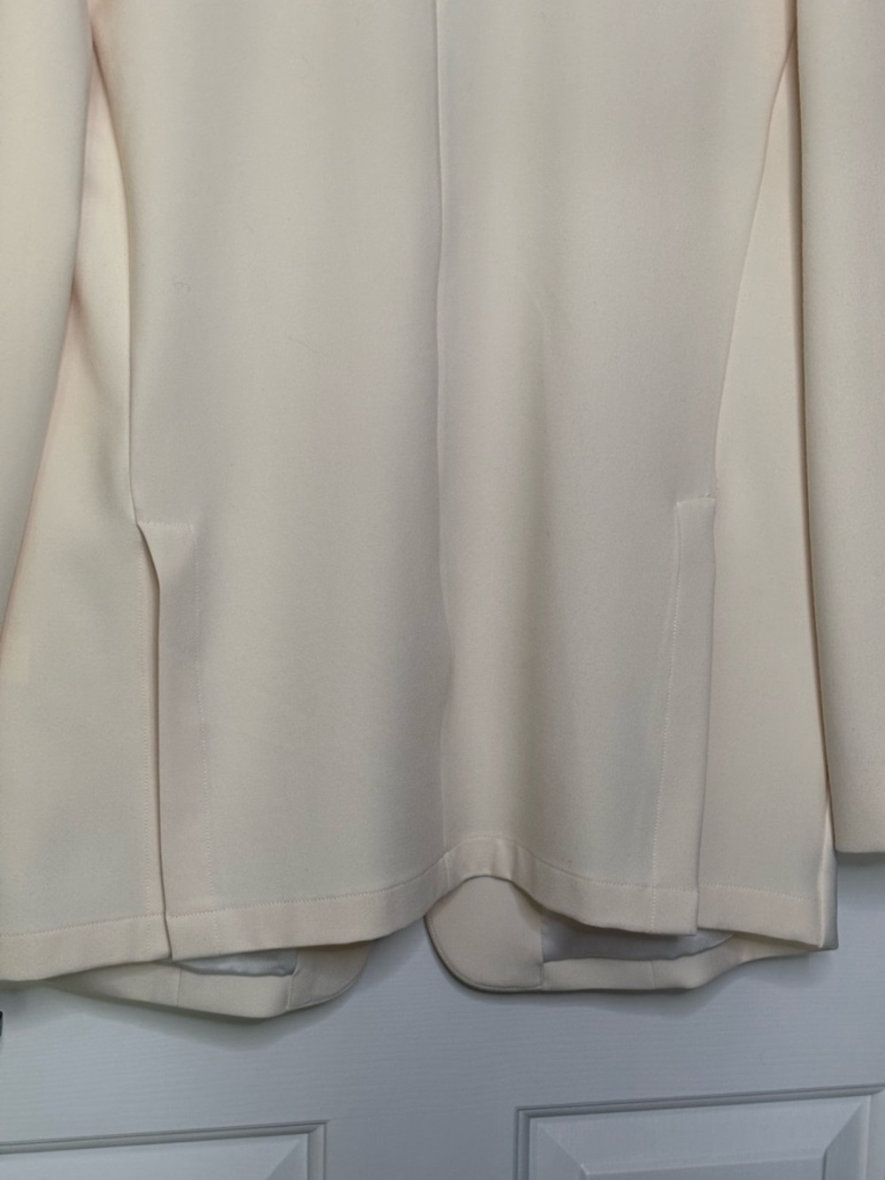 NWT KALLMEYER Gemini Blazer in Ecru Women’s Classic Two-Button size 8 - Picture 13 of 13